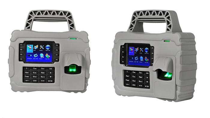 S922 portable fingeprint time attendance machine